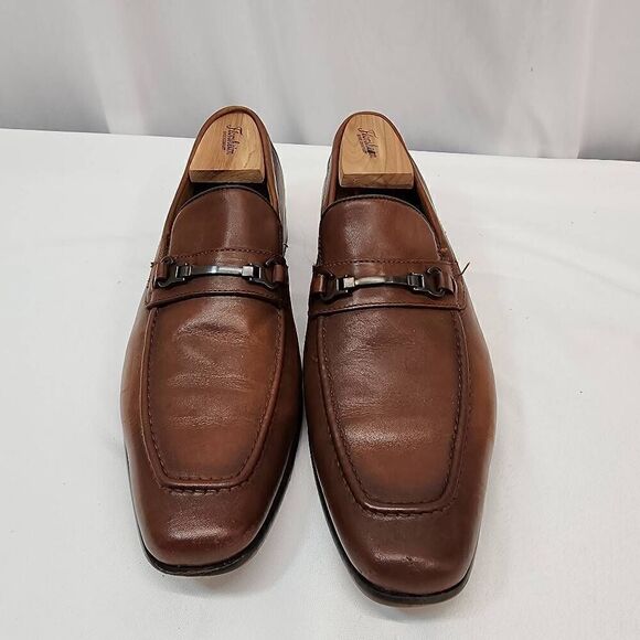 Florsheim Size 10 Men's Dress Shoe - Bit Loafer - Cognac M - Picture 3 of 10